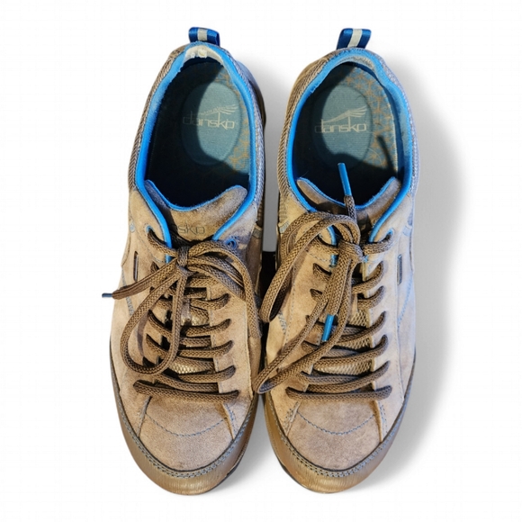 Dansko Vibram Womens Waterproof Leather Shoes, Size 40, Brown, Size 9 - Picture 7 of 10